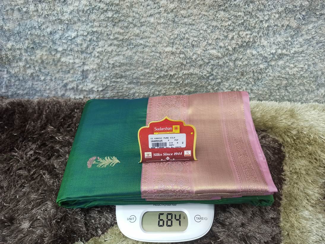 Pure Kanchipuram Silk Saree.