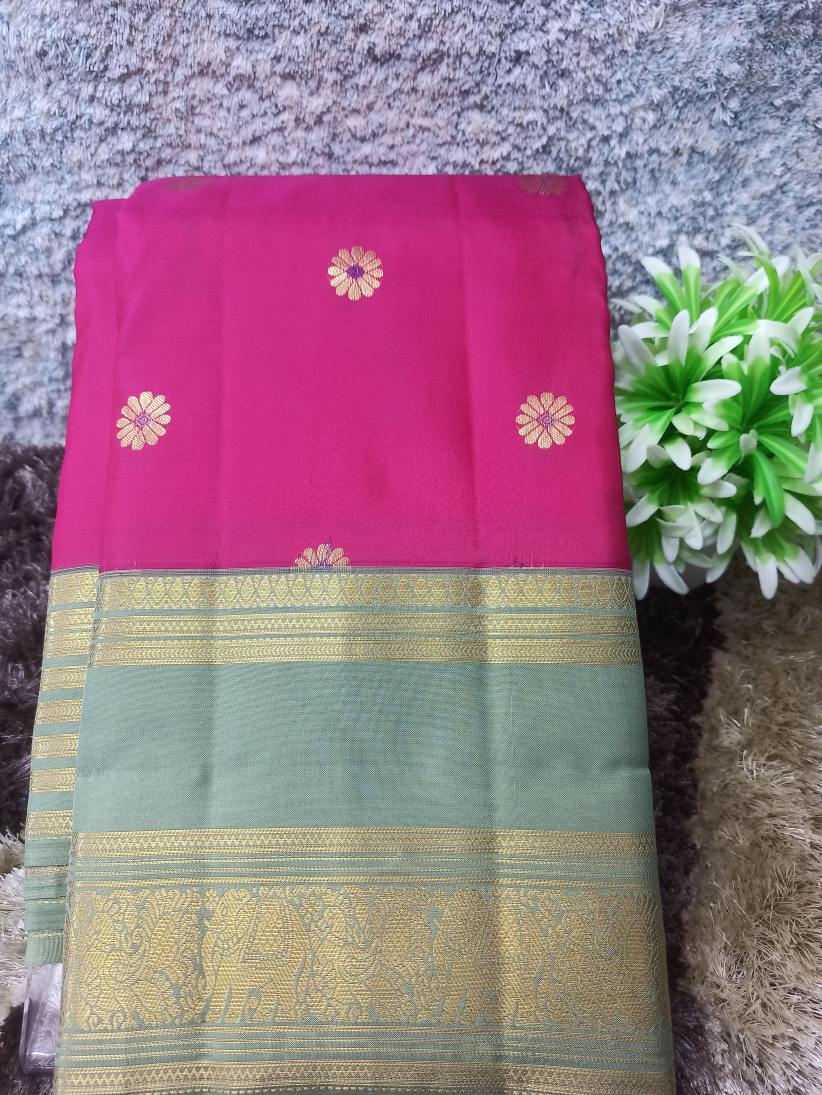 Pure Kanchipuram Silk Saree.