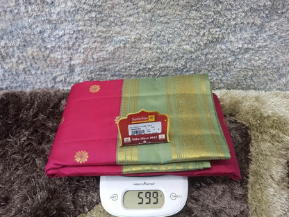 Pure Kanchipuram Silk Saree.