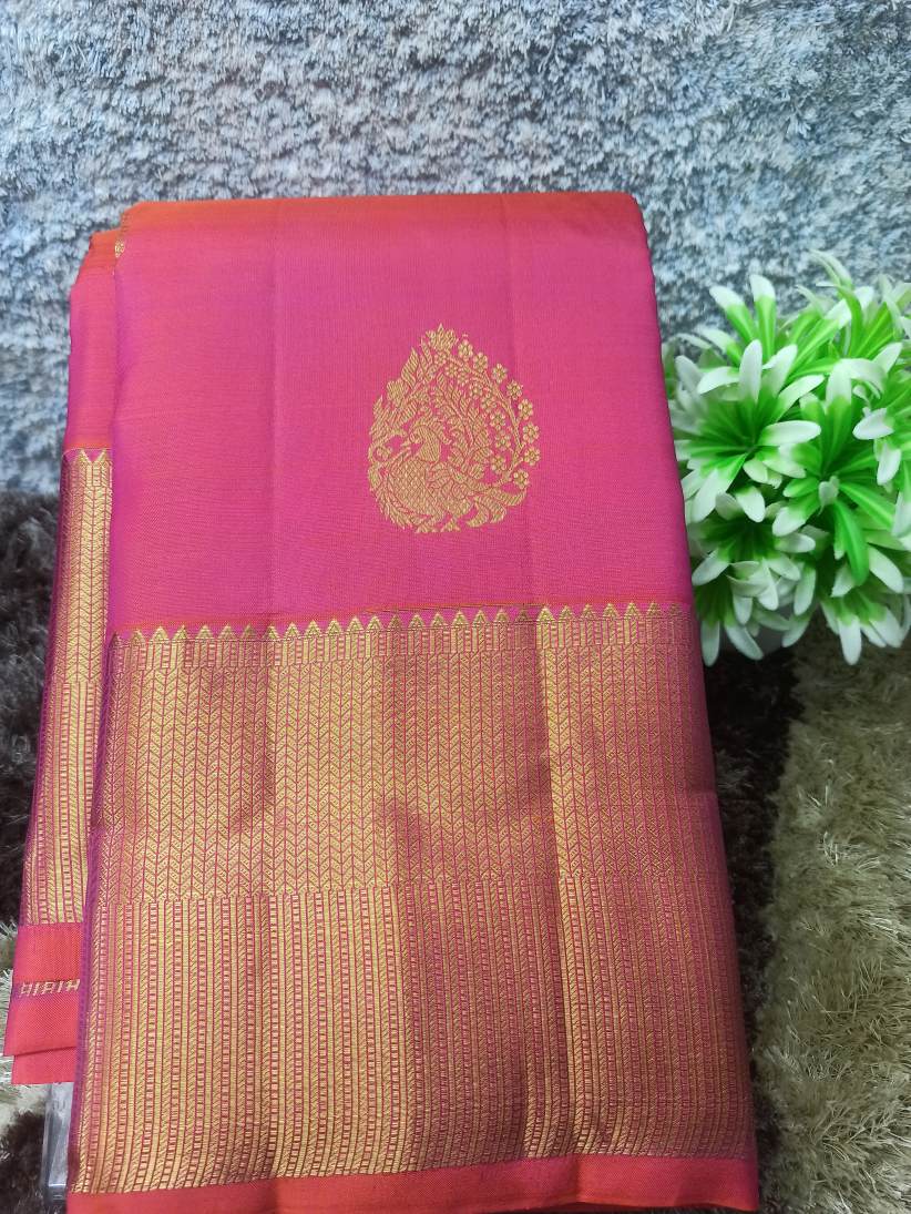Pure Kanchipuram Silk Saree.