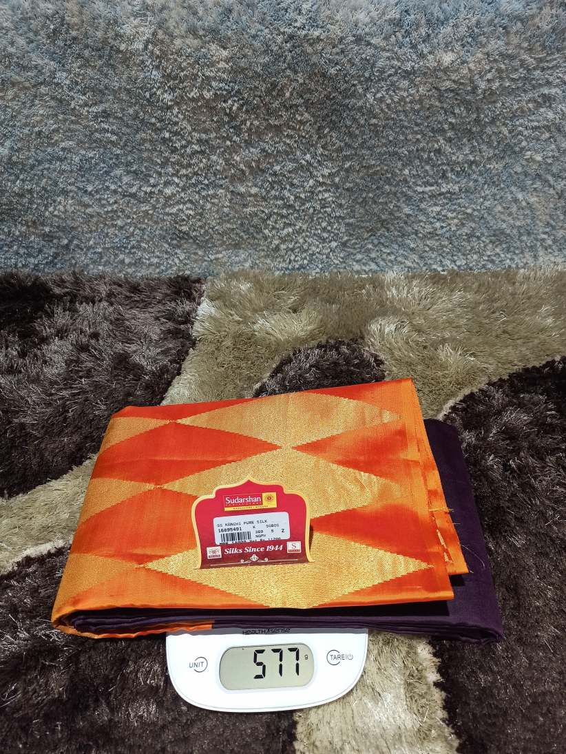 Pure Kanchipuram Silk Saree.