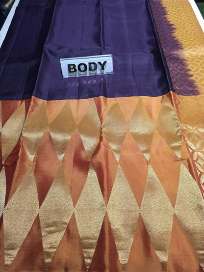 Pure Kanchipuram Silk Saree.