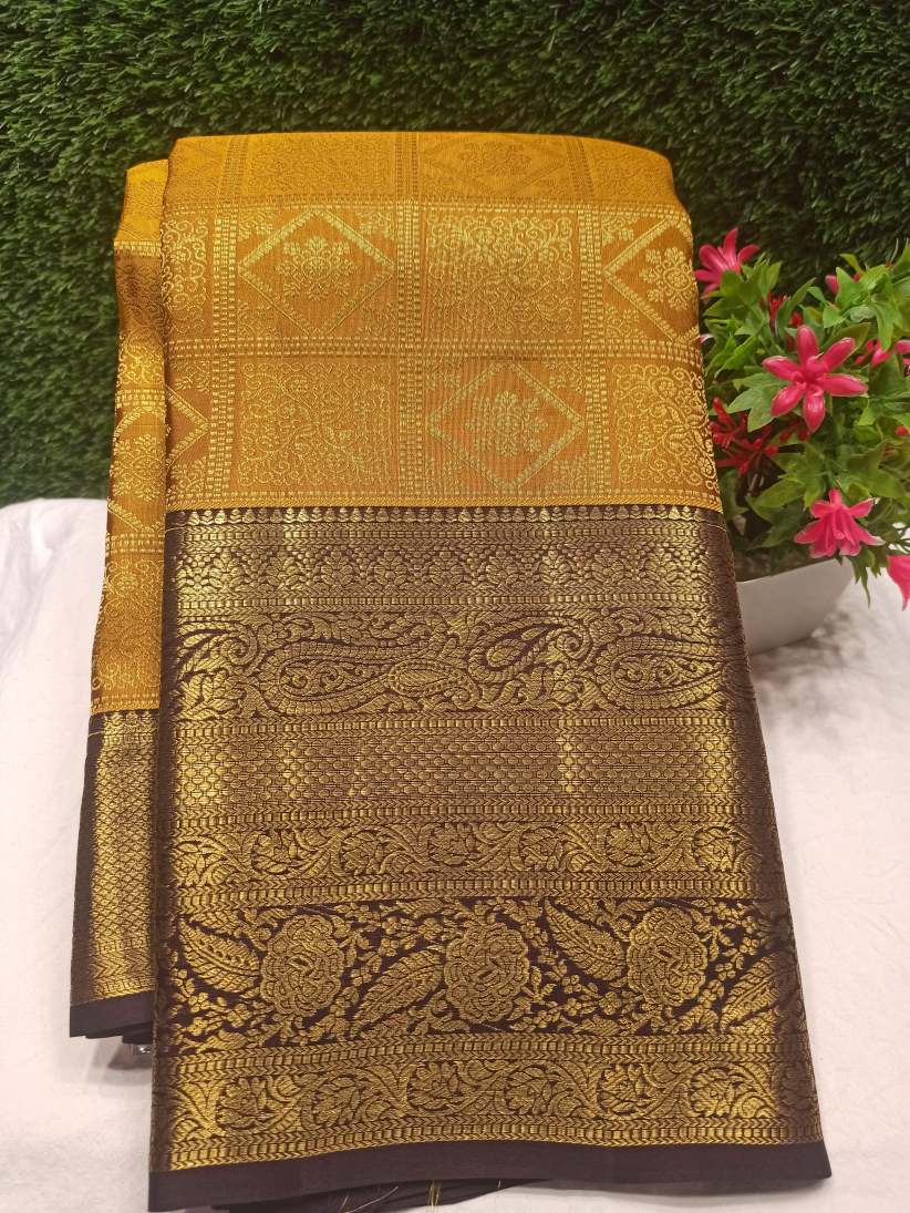 Pure Kanchipuram Silk Saree.