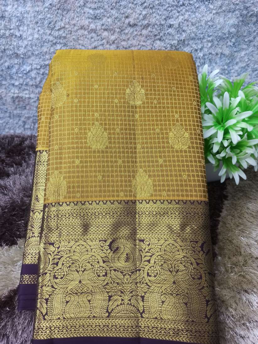 Pure Kanchipuram Silk Saree.
