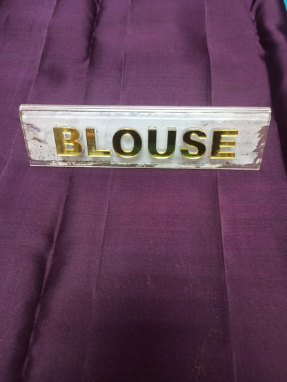 Pure Kanchipuram Silk Saree.