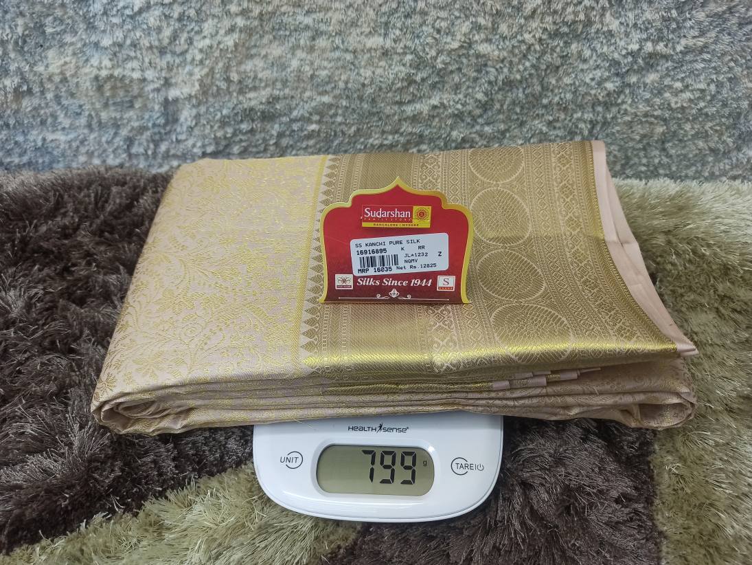 Pure Kanchipuram Silk Saree.