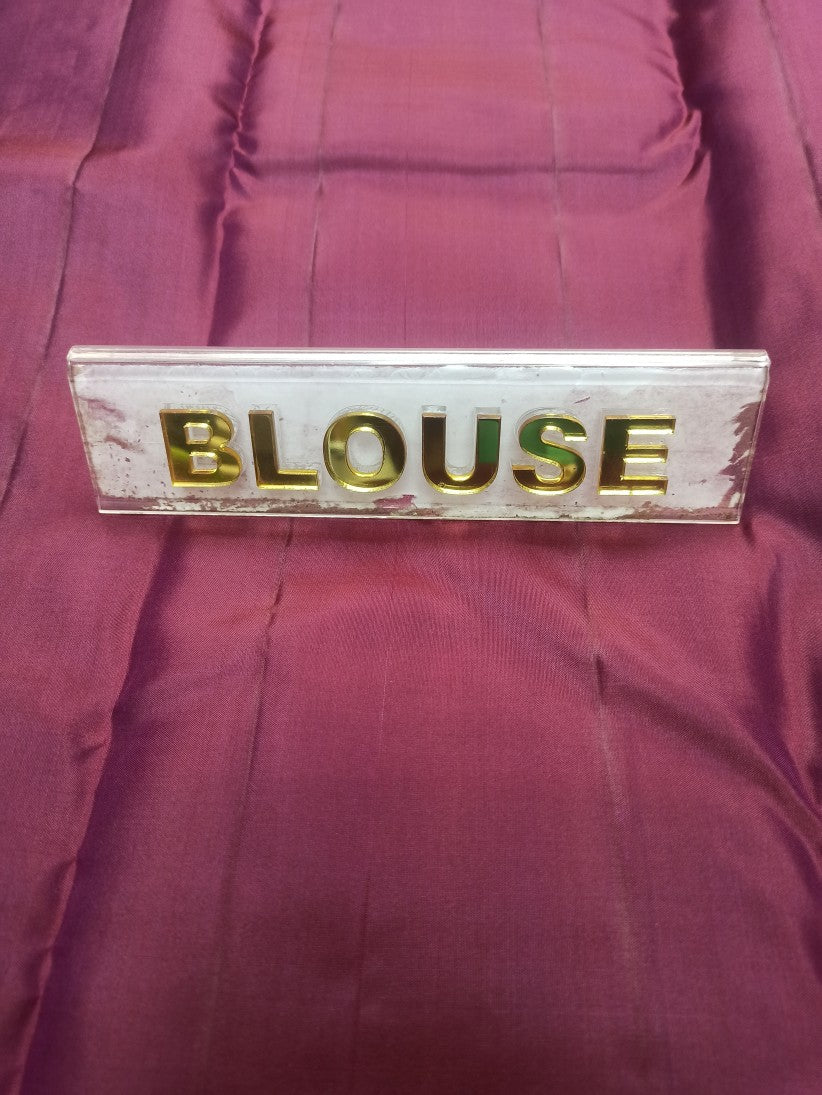 Pure Kanchipuram Silk Saree.