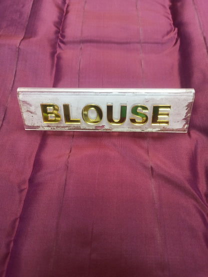 Pure Kanchipuram Silk Saree.