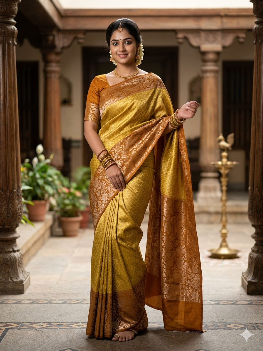 Pure Kanchipuram Silk Saree