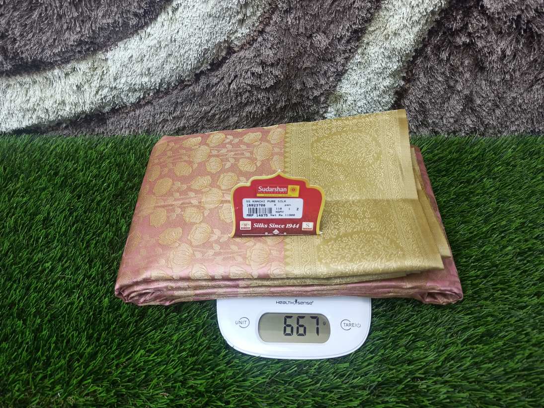 Pure Kanchipuram Silk Saree.