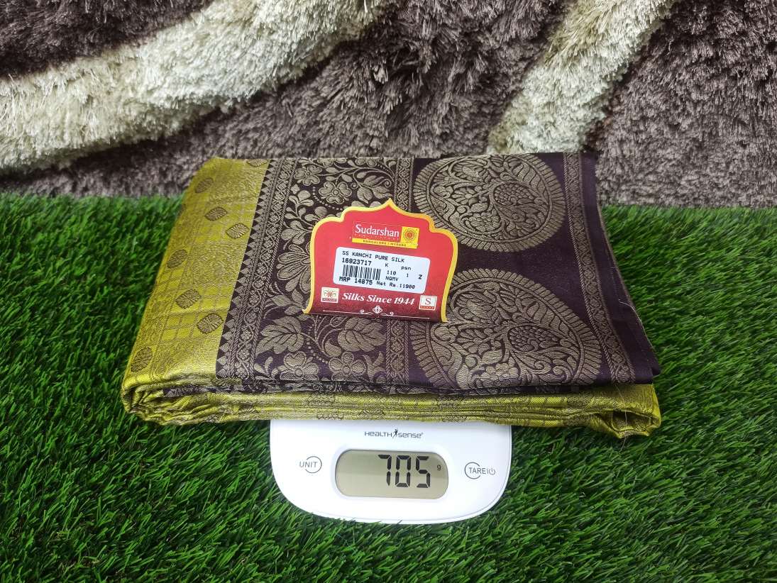 Pure Kanchipuram Silk Saree.