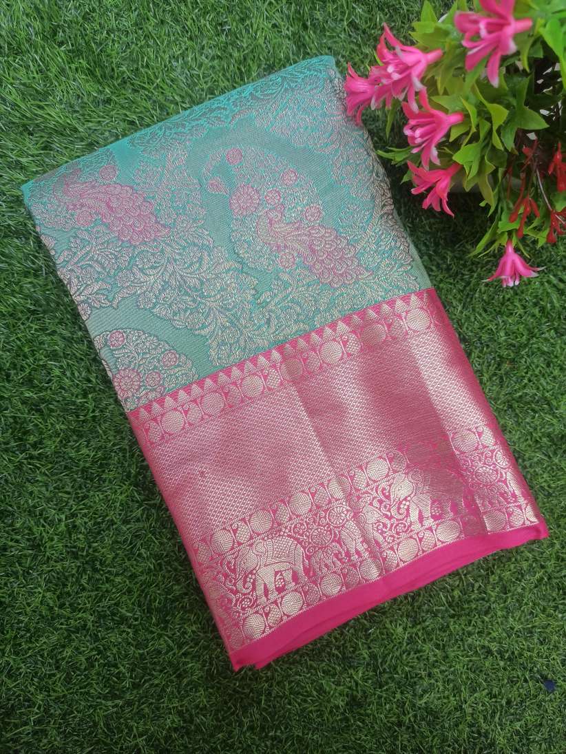 Pure Kanchipuram Silk Saree.