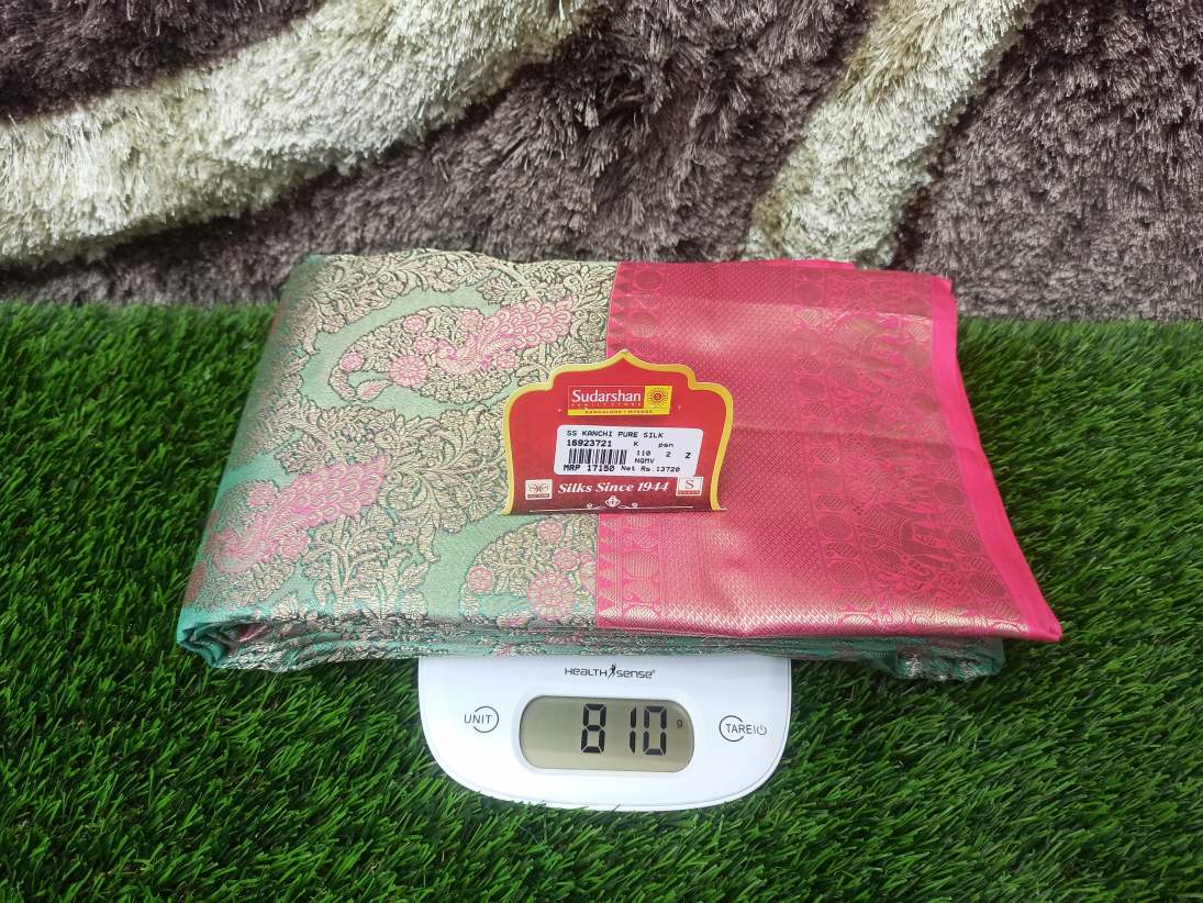 Pure Kanchipuram Silk Saree.