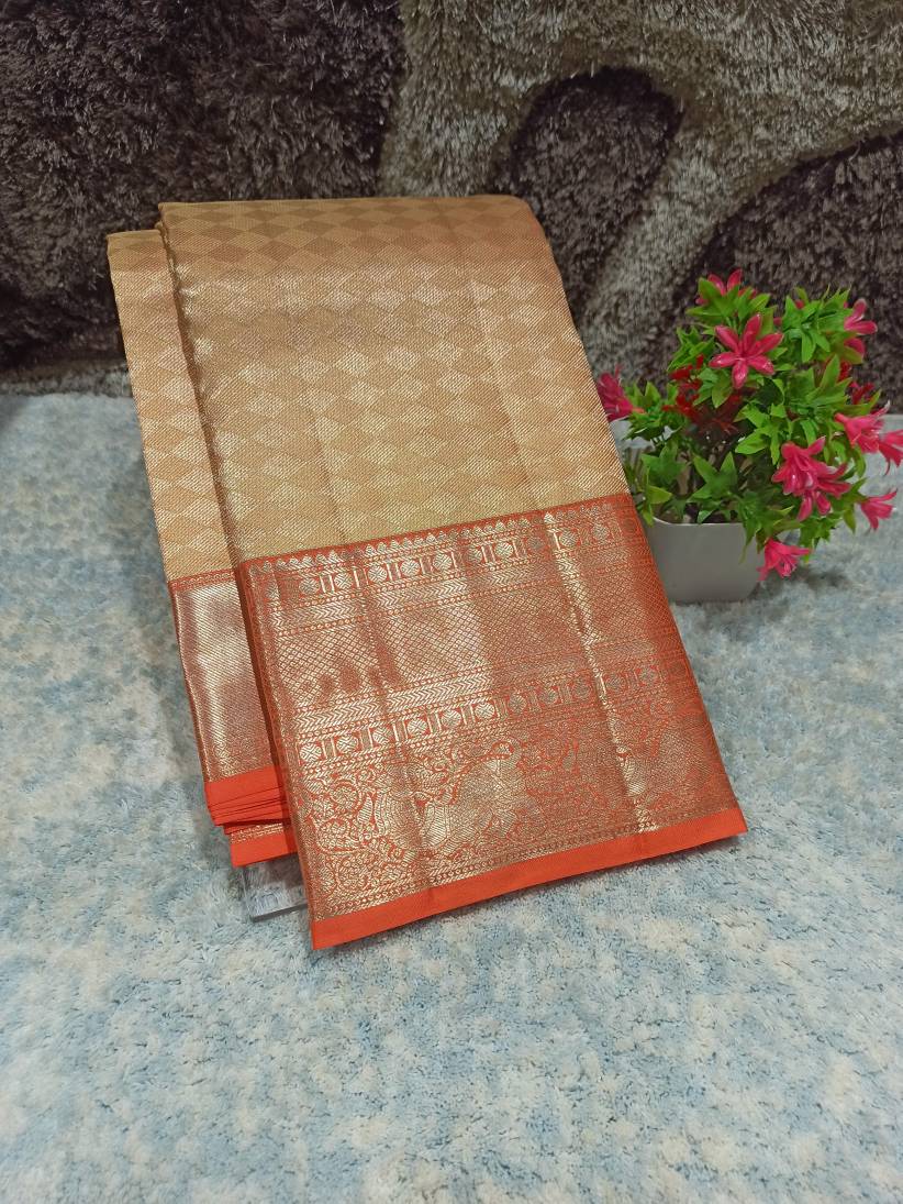Pure Kanchipuram Silk Saree.