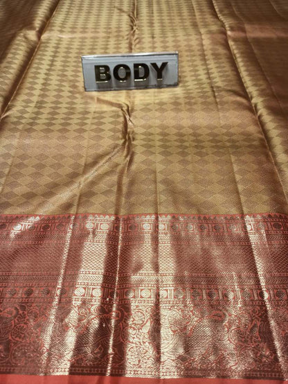 Pure Kanchipuram Silk Saree.