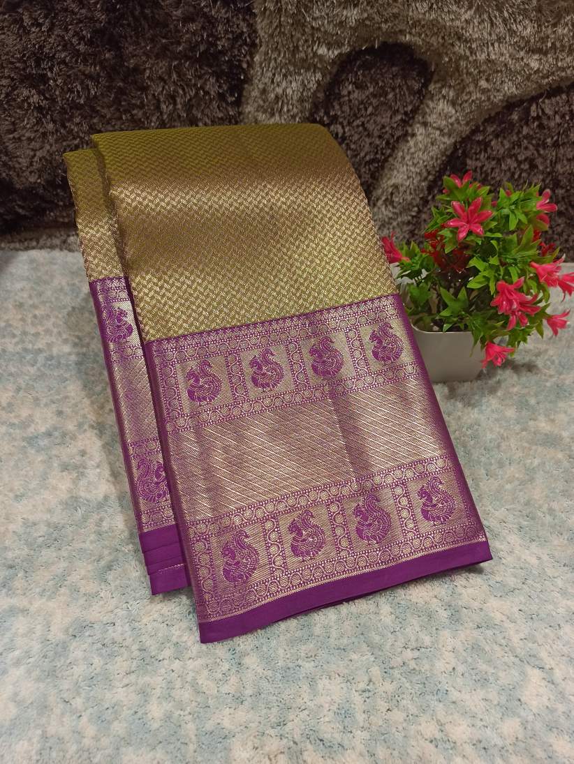 Pure Kanchipuram Silk Saree.