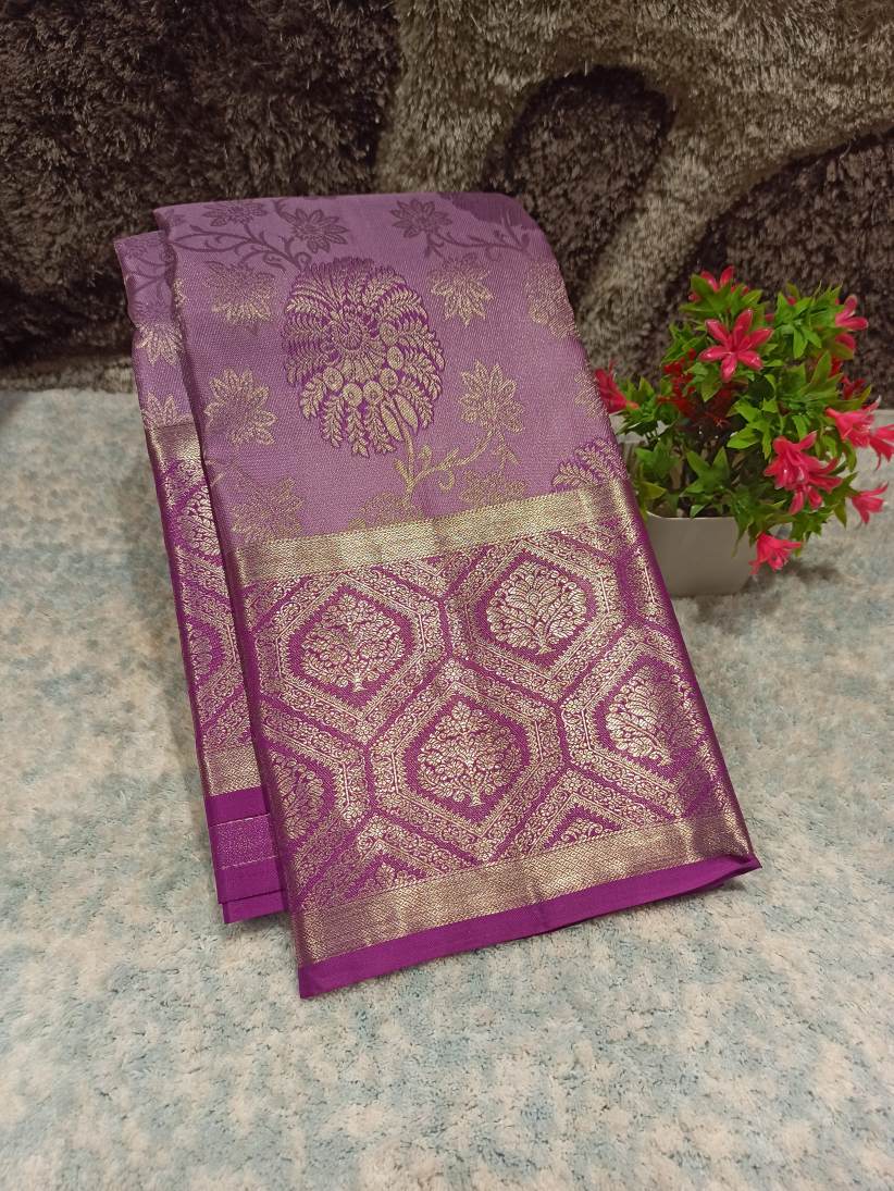 Pure Kanchipuram Silk Saree.