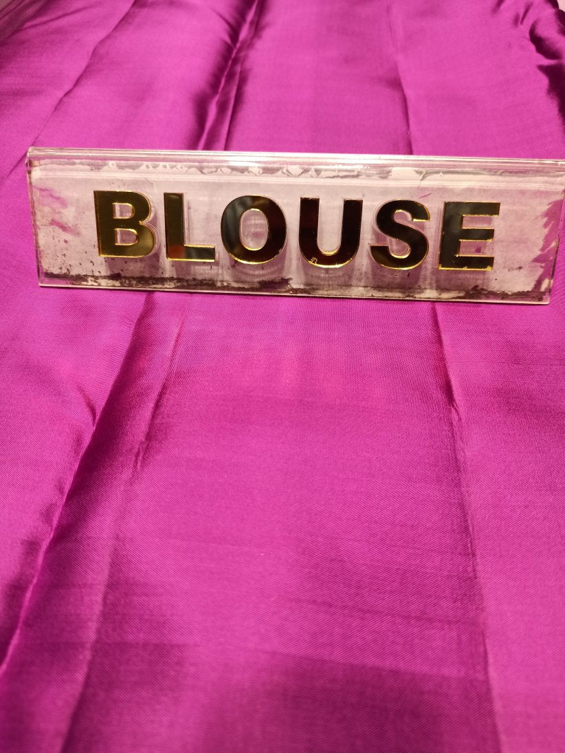 Pure Kanchipuram Silk Saree.