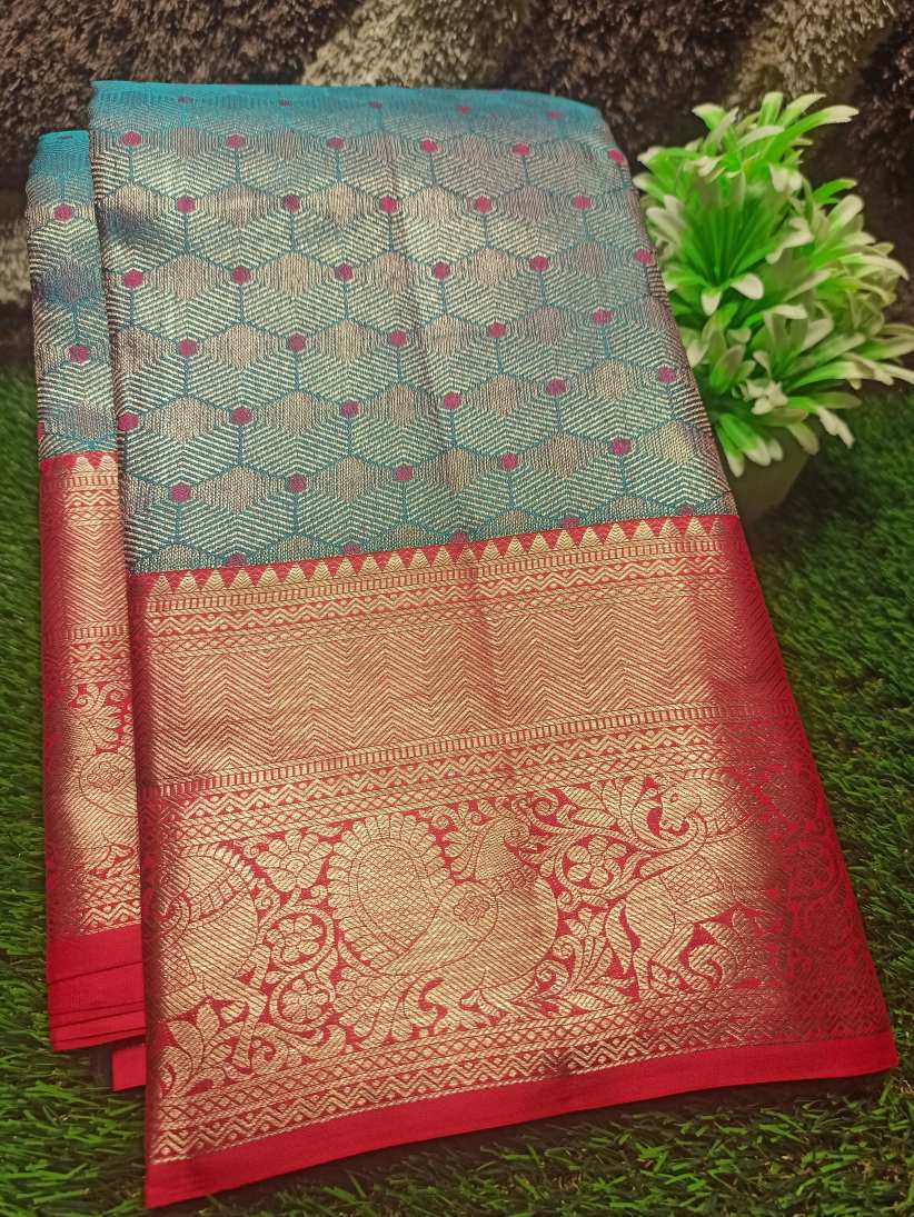 Pure Kanchipuram Silk Saree.