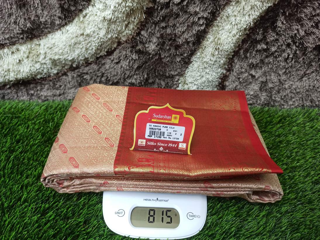 Pure Kanchipuram Silk Saree.