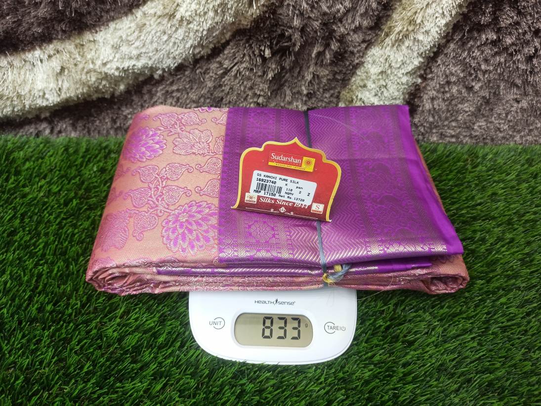 Pure Kanchipuram Silk Saree.