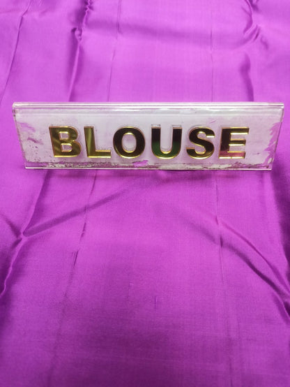 Pure Kanchipuram Silk Saree.