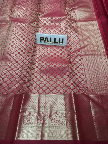 Pure Kanchipuram Silk Saree.