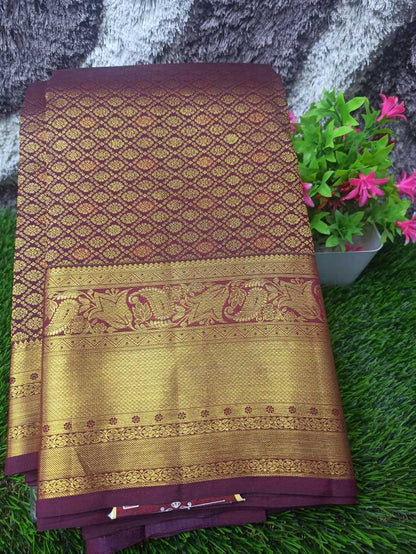 Pure Kanchipuram Silk Saree.