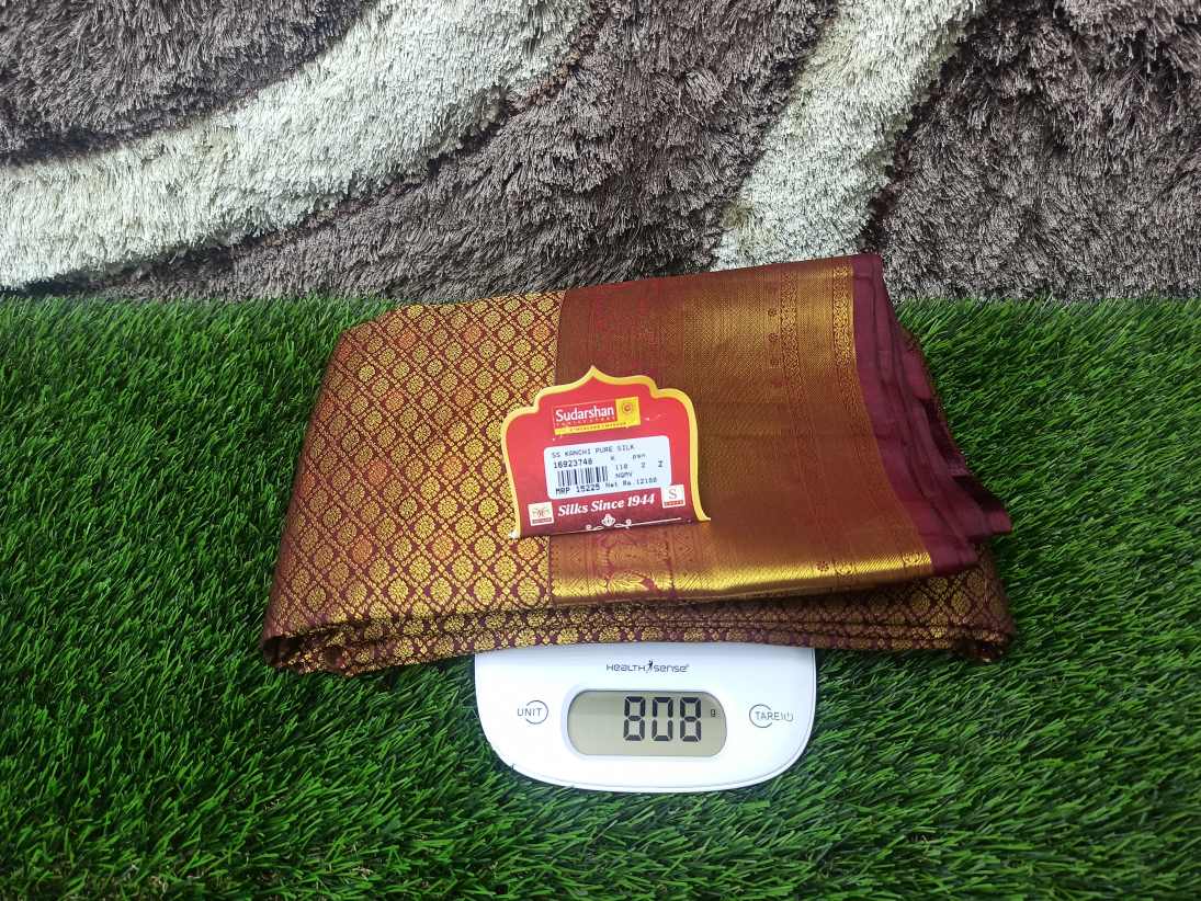 Pure Kanchipuram Silk Saree.