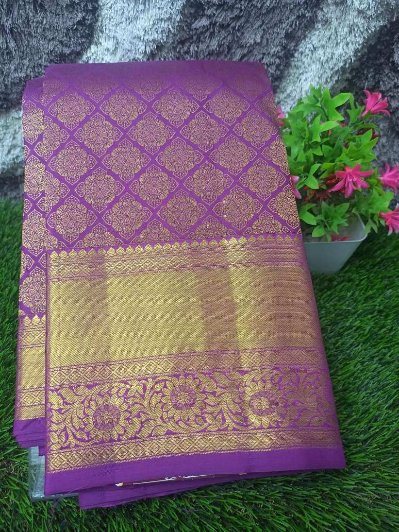 Pure Kanchipuram Silk Saree.