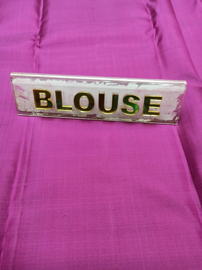 Pure Kanchipuram Silk Saree.