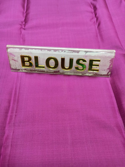 Pure Kanchipuram Silk Saree.