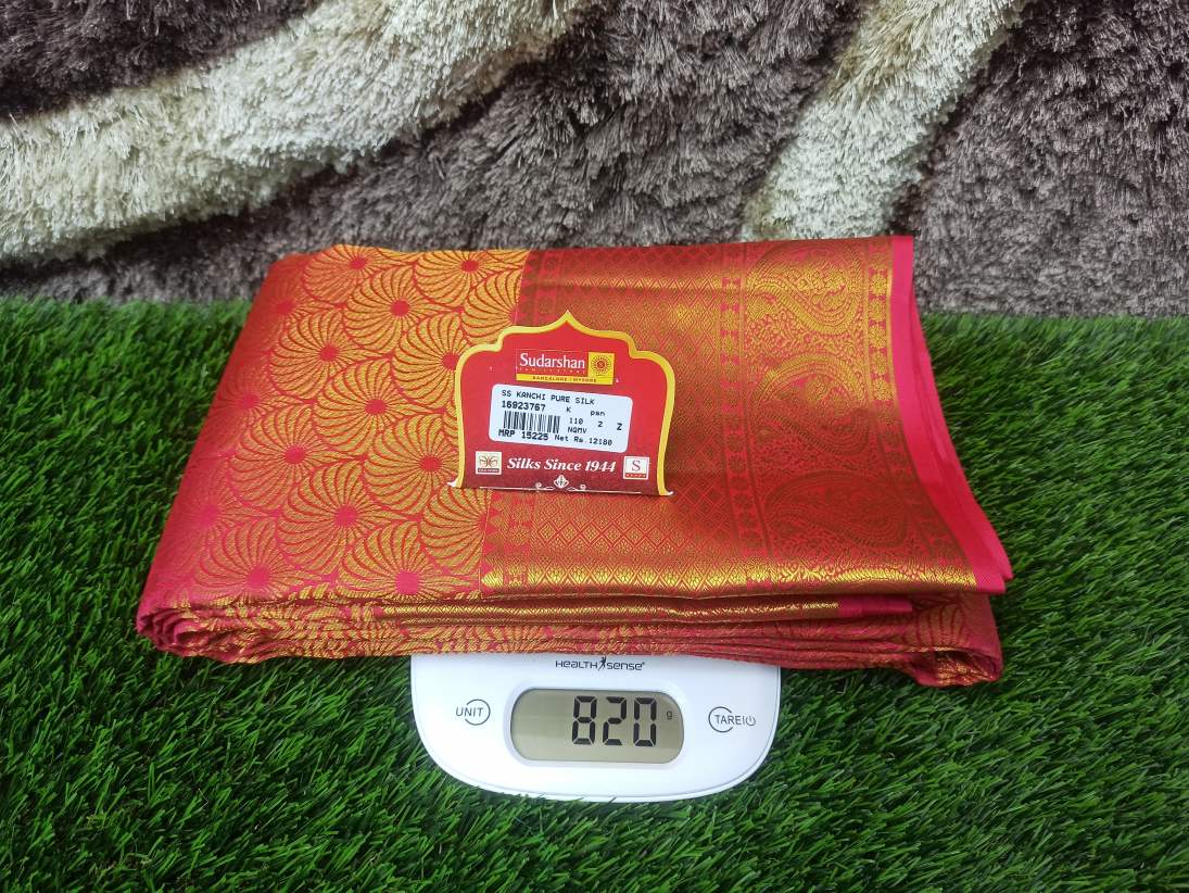 Pure Kanchipuram Silk Saree.