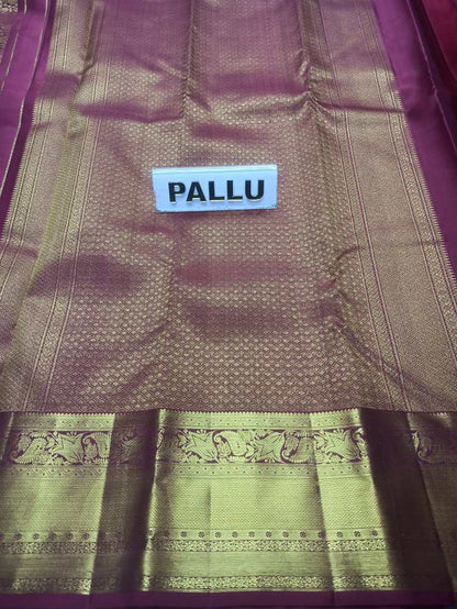 Pure Kanchipuram Silk Saree.