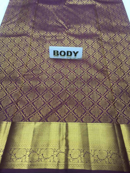 Pure Kanchipuram Silk Saree.