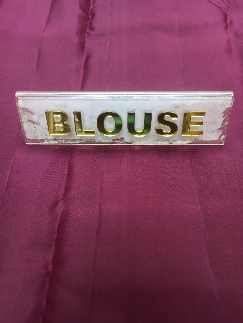 Pure Kanchipuram Silk Saree.