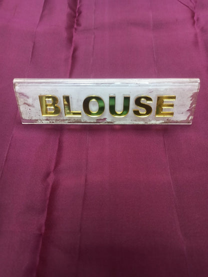 Pure Kanchipuram Silk Saree.