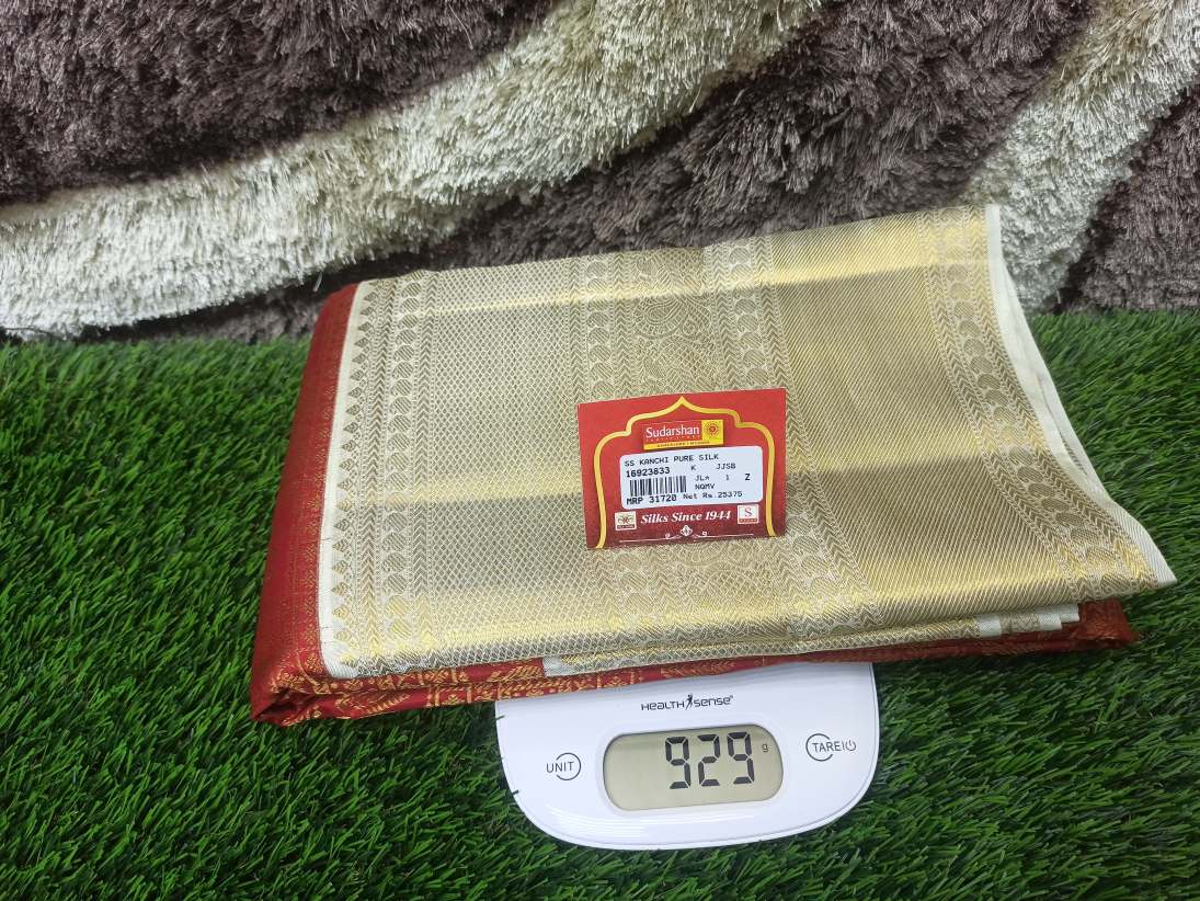 Pure Kanchipuram Silk Saree.