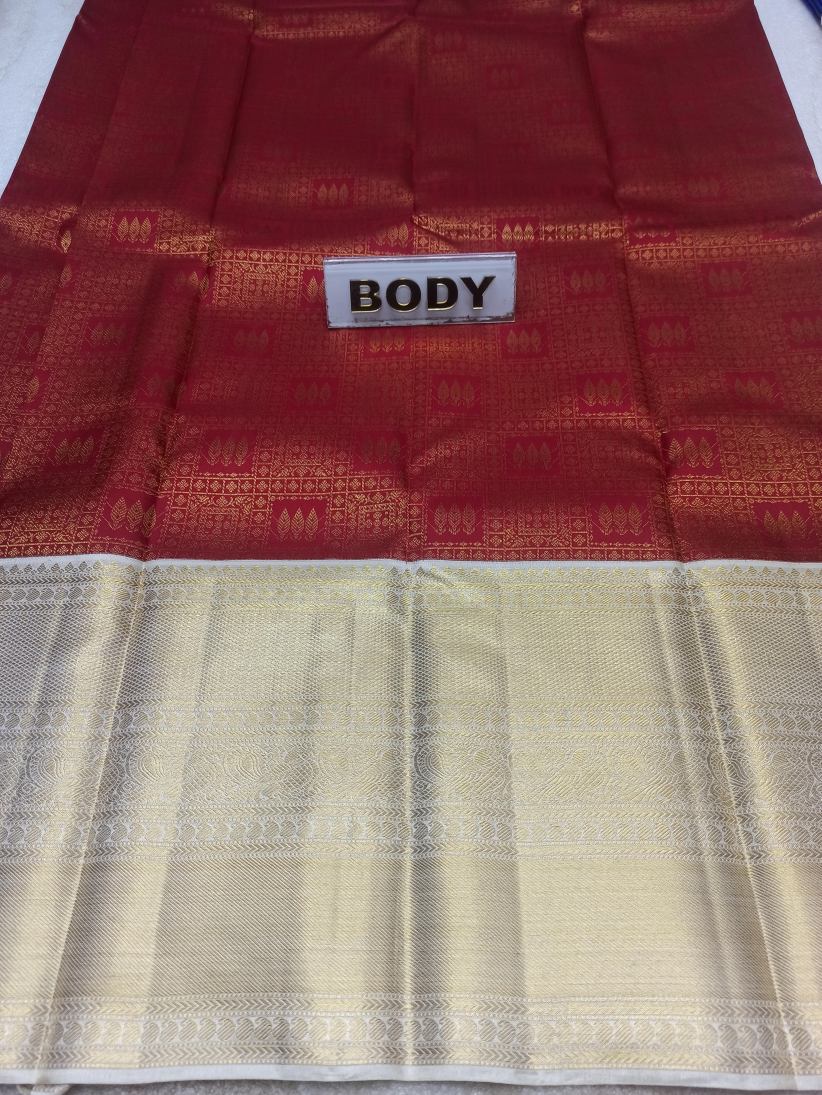 Pure Kanchipuram Silk Saree.