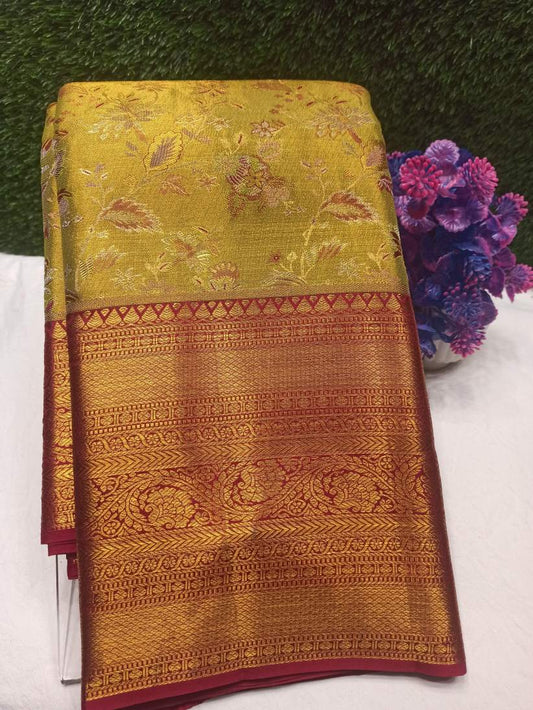 Pure Kanchipuram Silk Saree.
