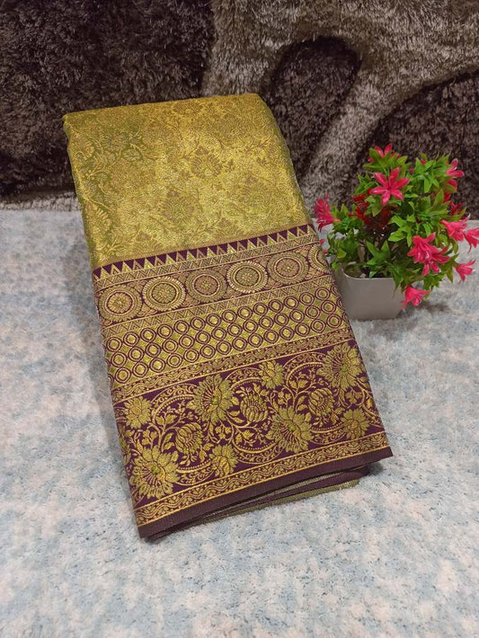 Pure Kanchipuram Silk Saree.