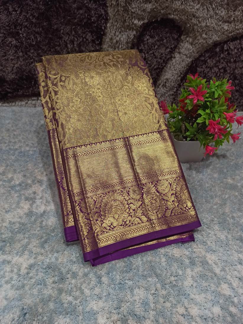 Pure Kanchipuram Silk Saree.