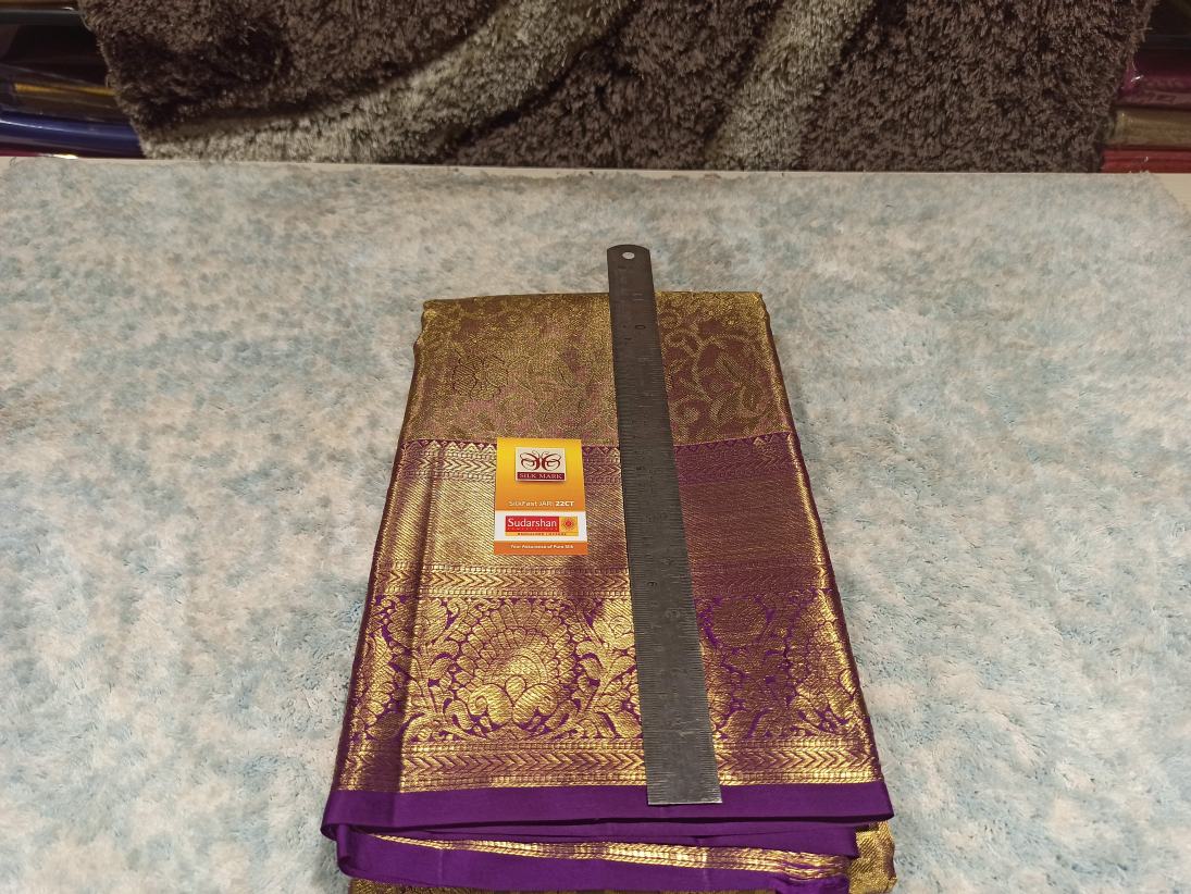 Pure Kanchipuram Silk Saree.