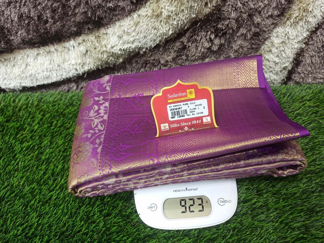 Pure Kanchipuram Silk Saree.