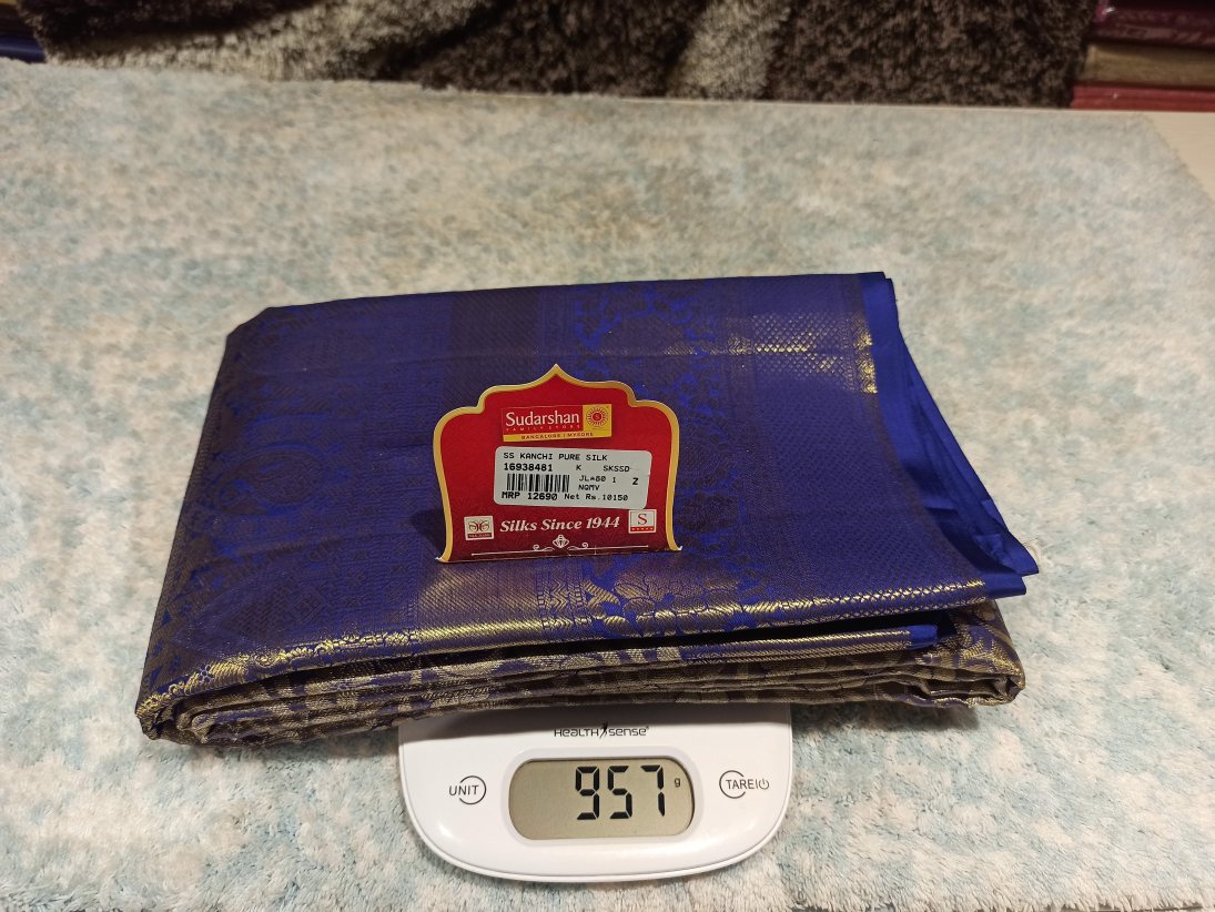 Pure Kanchipuram Silk Saree.