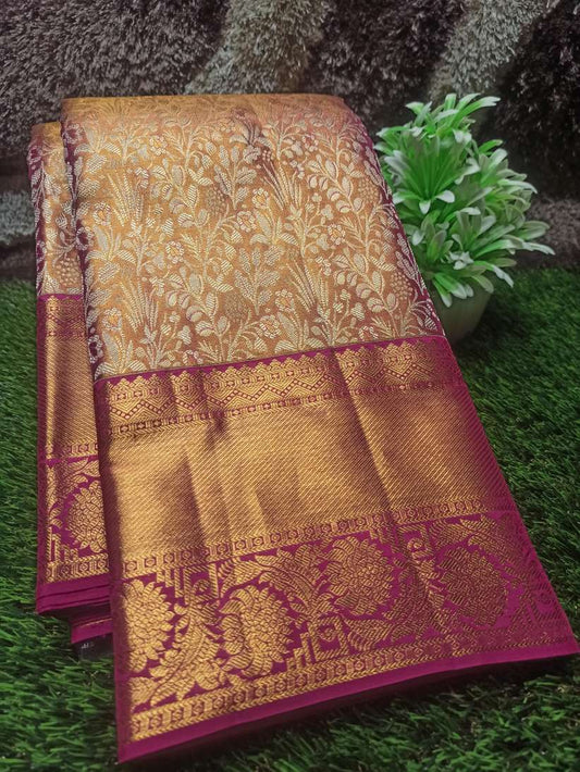 Pure Kanchipuram Silk Saree.