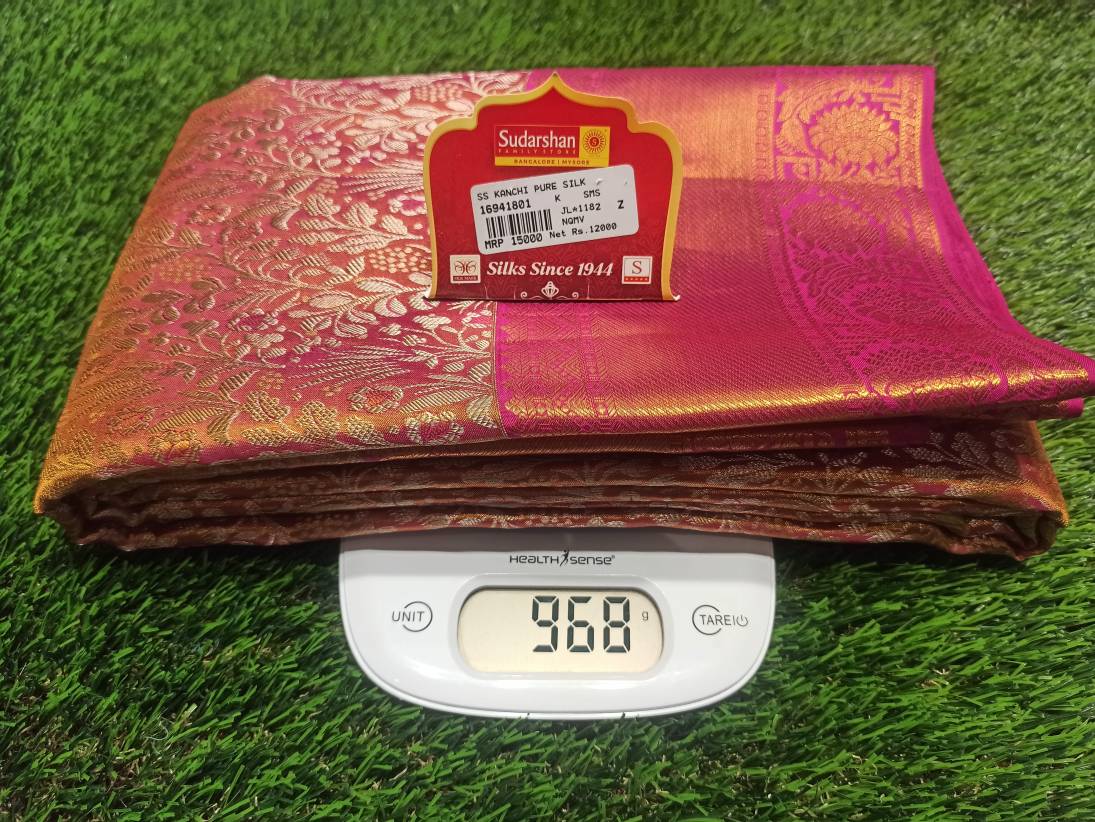 Pure Kanchipuram Silk Saree.