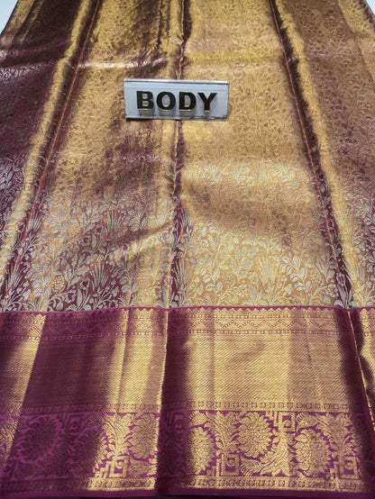 Pure Kanchipuram Silk Saree.