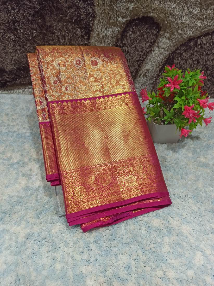 Pure Kanchipuram Silk Saree.