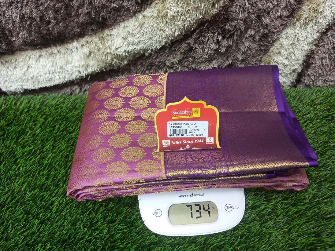 Pure Kanchipuram Silk Saree.